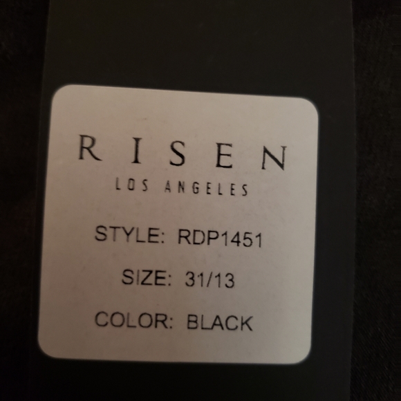 Risen flare black jeans size 13/31 - Picture 2 of 6